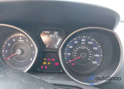 2013 Hyundai Elantra Gls z USA, uszkodzony, nr VIN 5NPDH4AE6DH355159